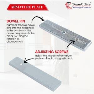 Team Office Single Leaf 600LBS Electro Magnetic Lock(2 Wire)