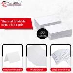 Team Office Thin, ISO, Thermal Printable RFID Proximity Cards for Attendance and Access Control (Pack of 50)