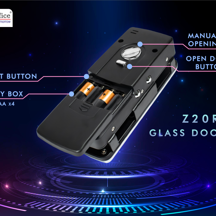 Z20R V2 Glass Door Lock