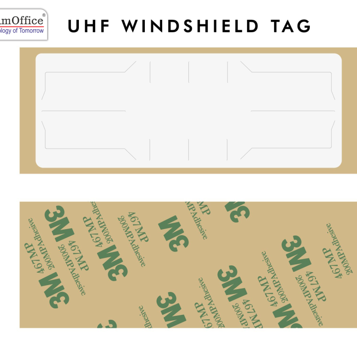 Team Office UHF Windshield Tags(Pack of 10)