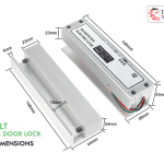 Drop Bolt Lock for Fully Glass Door