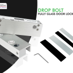 Drop Bolt Lock for Fully Glass Door