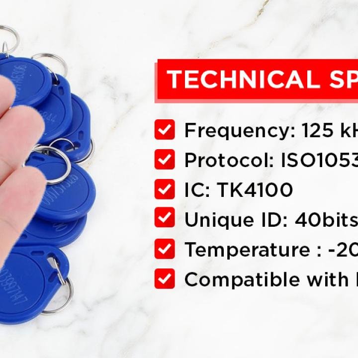 Proximity Key Fobs(Pack of 50)