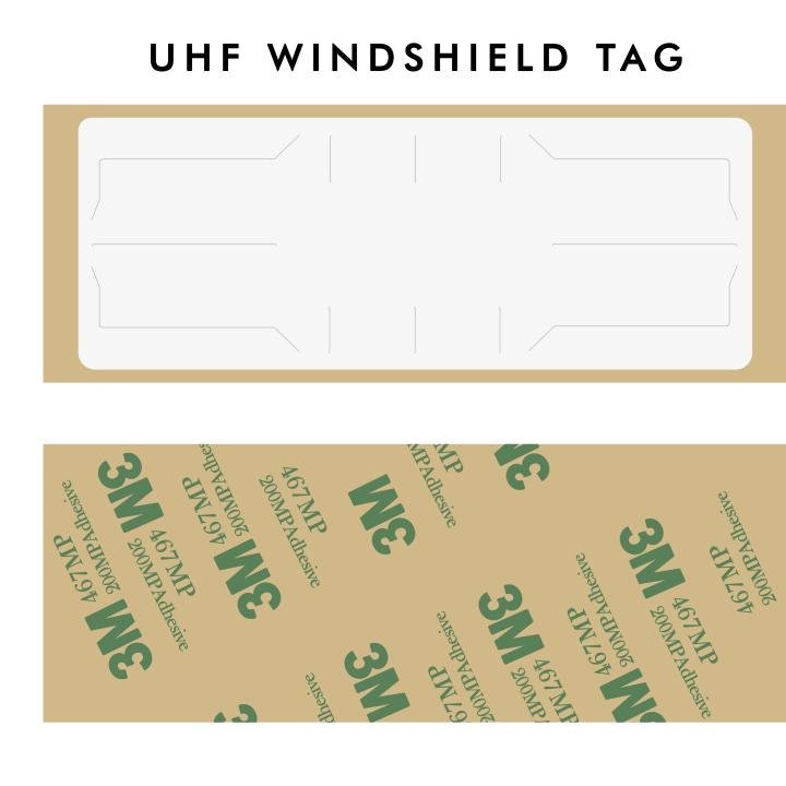 Team Office UHF Windshield Tags(Pack of 100)