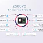 Z500V2 Face Recognition Attendance System With Payroll Software