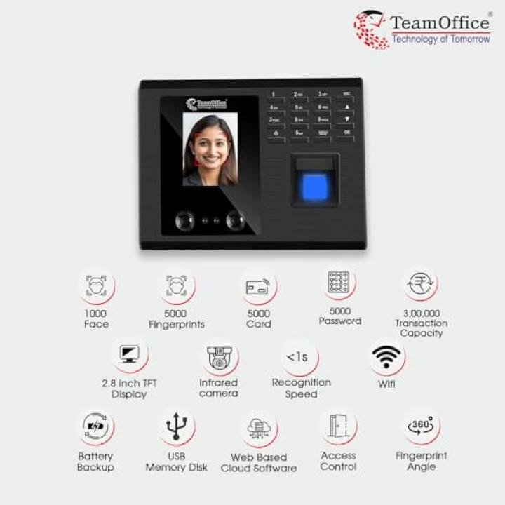 Team Office Z500V2W Face Recognition Attendance System