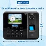 Team Office Bio Park B100 Cloud-Enabled WiFi Biometric Attendance Device