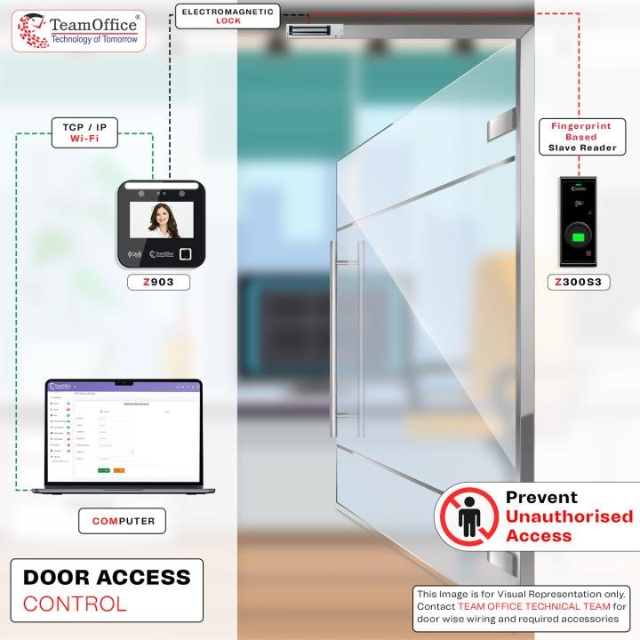 Team Office Z903 Dynamic Face Recognition Attendance Device